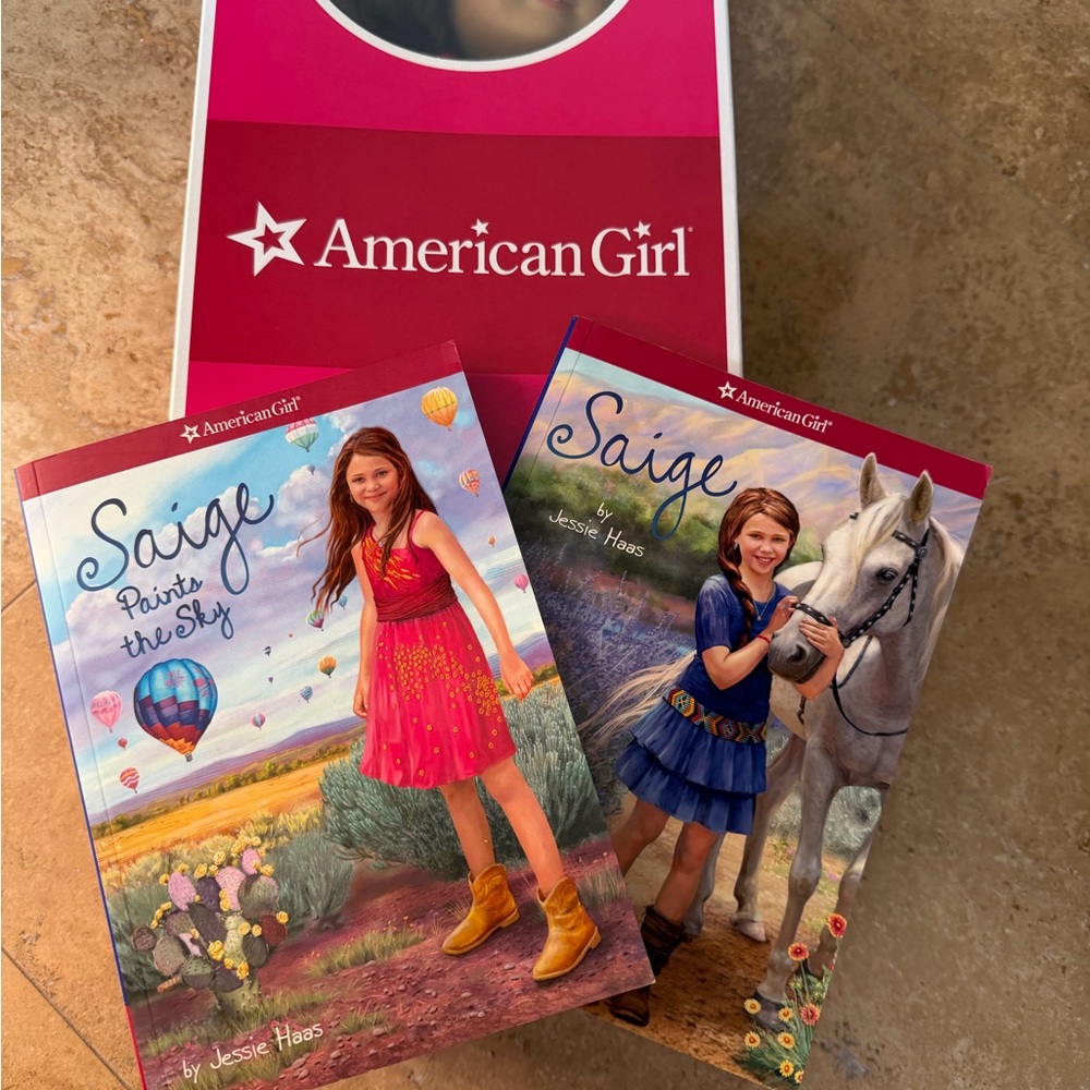 American Girl Saige Doll with auburn Hair and Blue Eyes - Picture 6 of 6